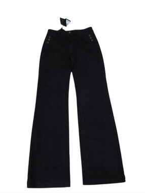 NWT MOSSIMO DUTTI Black Bootcut Sailor Chic Denim Jeans